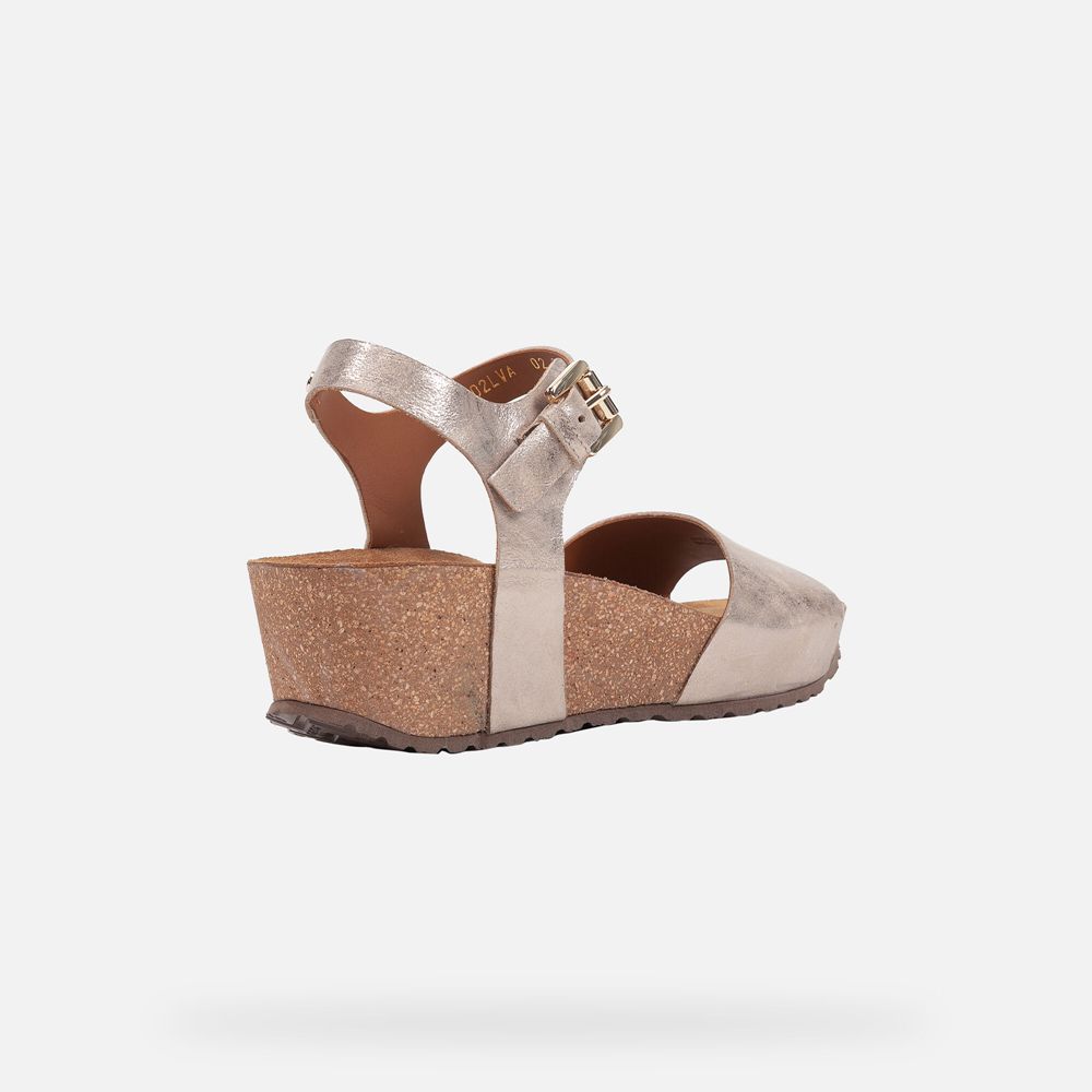 Sandales Geox Diantha - Doré - Femme 546798-TLI